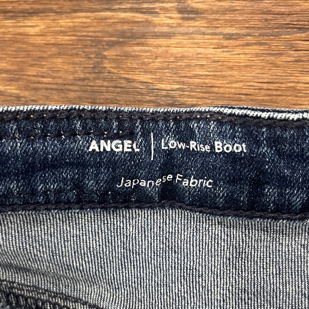 Ag Adriano Goldschmied Dark Blue Boot Cut Jeans Size 25 - Picture 4 of 7